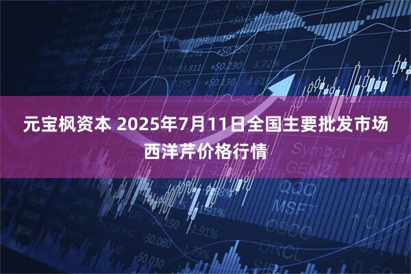 元宝枫资本 2025年7月11日全国主要批发市场西洋芹价格行情
