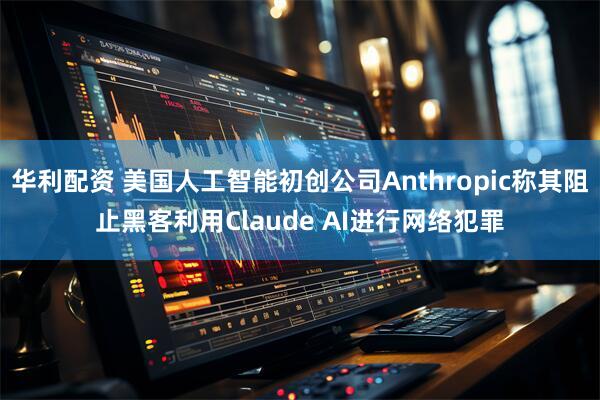 华利配资 美国人工智能初创公司Anthropic称其阻止黑客利用Claude AI进行网络犯罪
